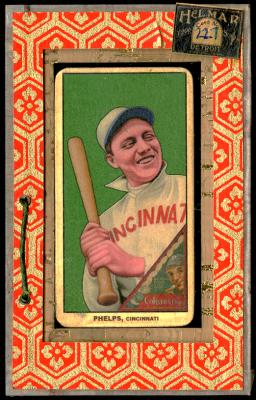 Picture, Helmar Brewing, T206-Helmar Card # 227, Ed Phelps, Head cocked, Cincinnati Reds